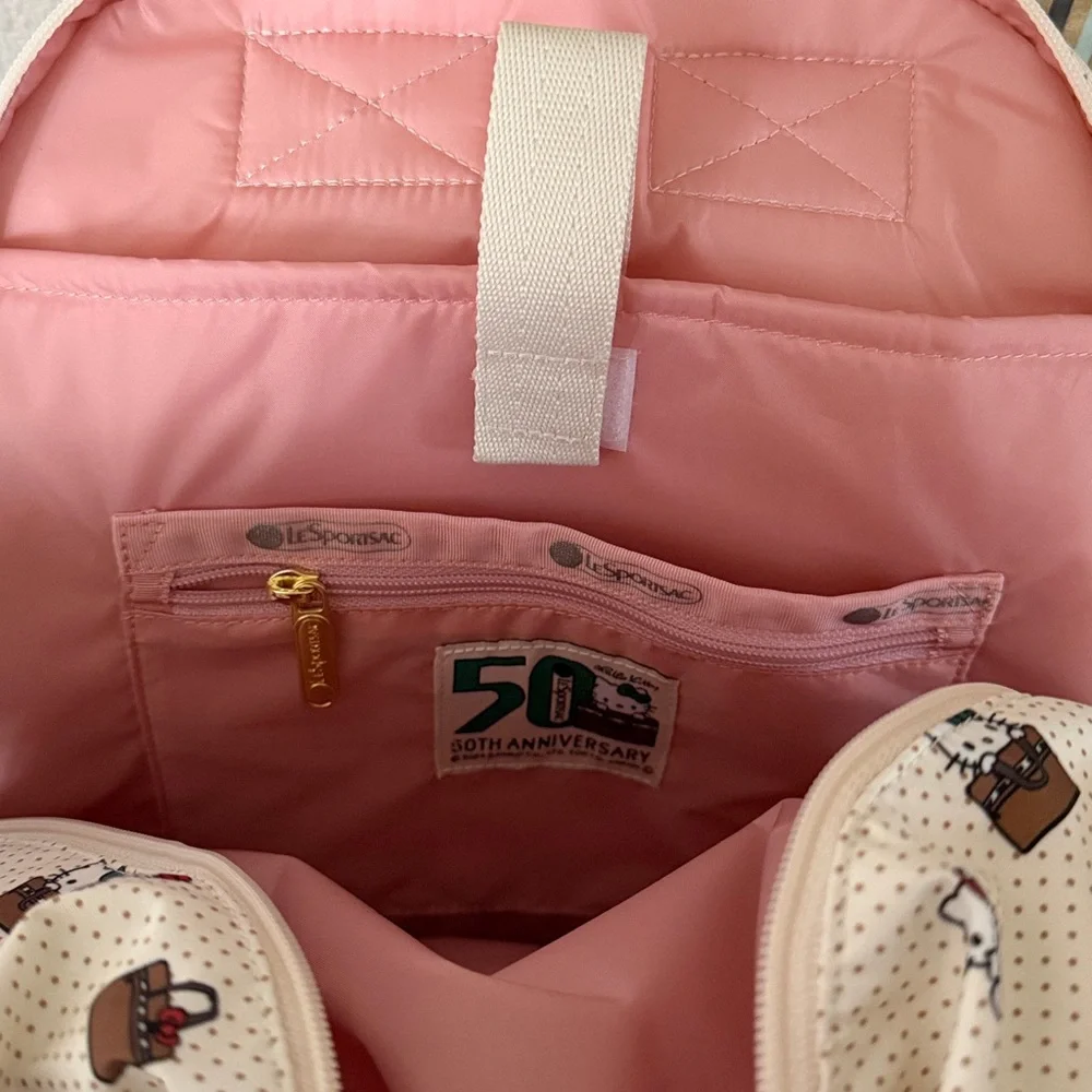 Hello Kitty x LeSportsac 50th anniversary backpack NWT - Picture 4 of 5